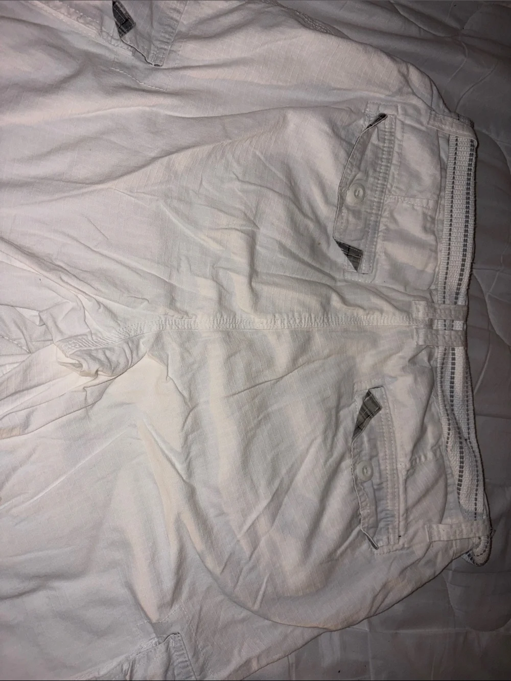 Calvin Klein Men's Cargo Shorts - White, Light Gray, Brown
